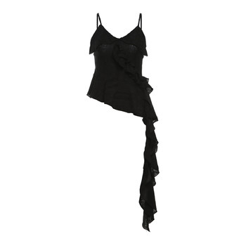 Sylcue ruffled camisole vest spicy girl
