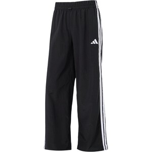 
Adidas Adidas pants women's thin parachute sweatpants women's wide leg pants black three stripes trousers