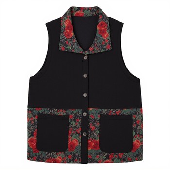 
Middle-aged and elderly mothers' plus size plus size outer waistcoat
