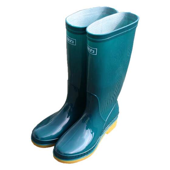 Back force rain boots women's short -tube rain boots medium high waterproof shoes set beef tendon bottom anti -slip resistance adult rubber shoes and water boots