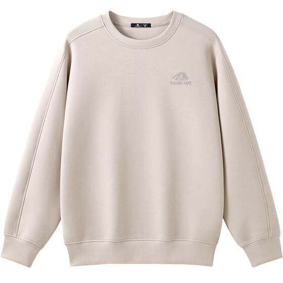 Camel men's round neck sweatshirt men's spring and summer 2026 couple pullover casual long-sleeved t-shirt bottoming shirt tops for men