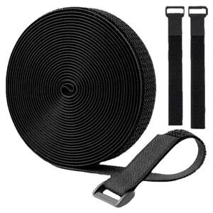 
Nylon Velcro self-adhesive tape hook-and-loop buckle cable square buckle binding tape fixed cable management reverse buckle cable tie