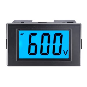 
AC digital display voltage meter 0-36v110v0-600v LCD display digital meter head 220V power supply D85-222