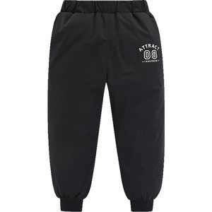 
Snow Fly Children's Down Pants 2025 New Winter Boys Medium-Grand Children Thickened Warm Workwear Girls' Pants