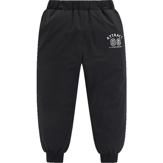 
Snow Fly Children's Down Pants 2025 New Winter Boys Medium-Grand Children Thickened Warm Workwear Girls' Pants