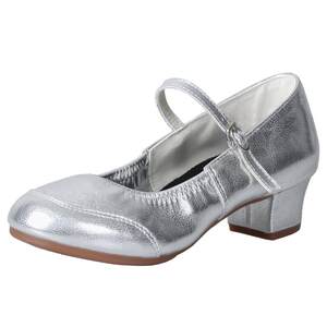 Genuine leather dance shoes for women with soft soles, medium heels, square dance shoes for middle-aged and elderly women, dance shoes for women's social dance practice, four seasons