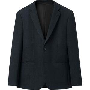 
HLA/Heilan House velvet stretch casual suit autumn and winter fashion soft flat lapel business single suit for men