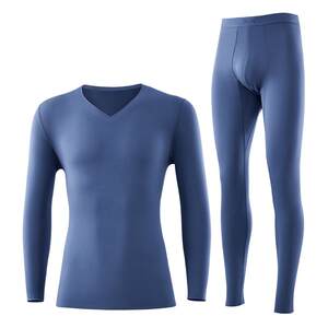 Cat man modal autumn clothes men's markless thin tops autumn and winter inner bottom shirt thermal underwear suit men