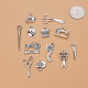 12pcs/lot Mixed Alloy Charms Antique Silver Color Scissors P