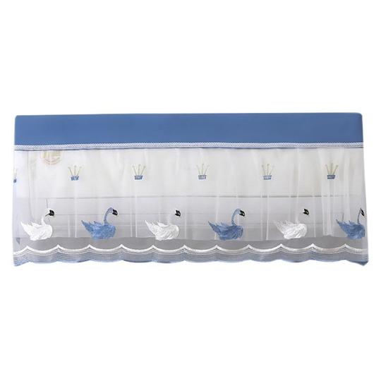 Copertura Parasole Per Condizionatore Esterno 90x40 Cm - Antipolvere E Impermeabile Con Rete Protettiva Nera - Fissaggio Con Colla E Cavetti Antivent