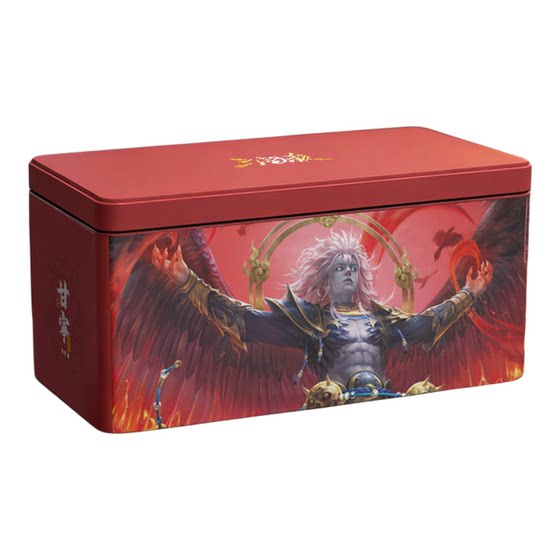 
Three Kingdoms Killing Card Storage Box God Gan Ning Xun Yu Xu Sheng Contains Card Insert Portable Travel Card Box Extra Large Iron Box