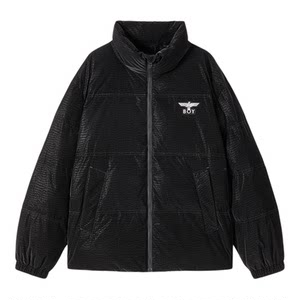 
[Obsidian Eagle Chapter] BOYLONDON premium men's and women's printed warm down jacket 90 velvet N28028