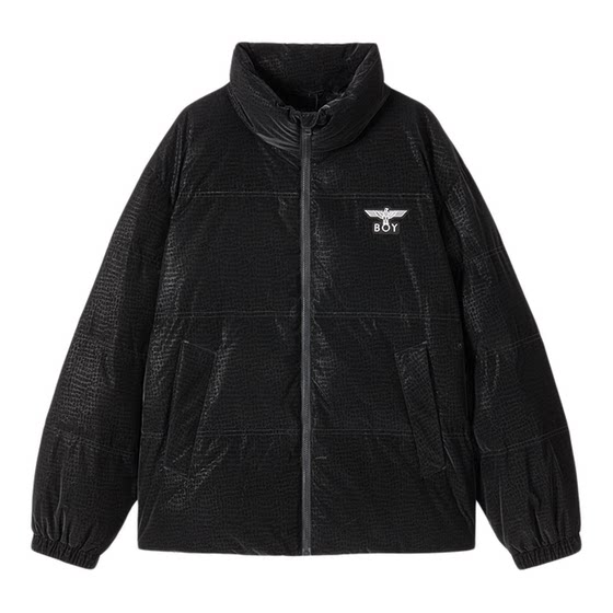 
[Obsidian Eagle Chapter] BOYLONDON premium men's and women's printed warm down jacket 90 velvet N28028