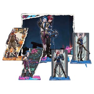 
League of Legends LOL Two Cities Battle Series Battle Scene Acrylic Stand Character Ornament Game Periphery