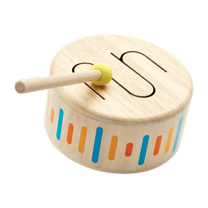 
PlanToys Children's Wooden Drum African Hand Tank Toys Snack Drum Music Enlightenment Percussion Instrument 6423 Puzzle Gift