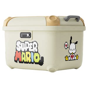 Electric vehicle trunk universal large capacity applicable to No. 9 Yadi Emma battery pedal motorcycle tail box storage