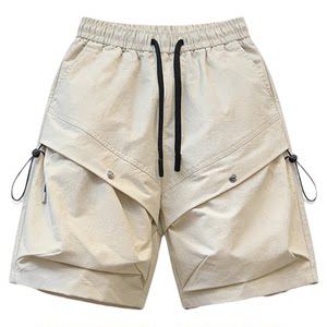 
Working shorts men's summer trendy brand high street large pocket American sports high-end pants casual five-point mid-pants men
