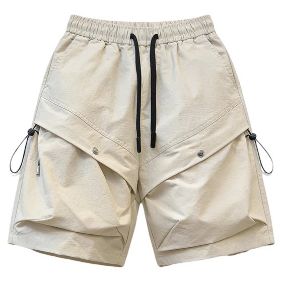 
Working shorts men's summer trendy brand high street large pocket American sports high-end pants casual five-point mid-pants men