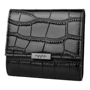 
INJOYLIFE small wallet for women crocodile pattern cowhide short wallet fashionable gift card bag for girlfriend