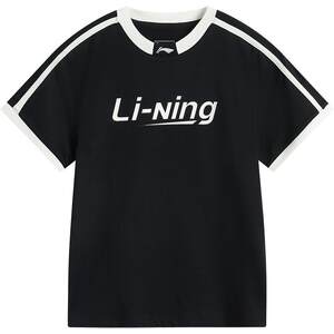 Li Ning Popsicle T short-sleeved women's summer white top breathable ice silk women's retro half-sleeved sports T-shirt