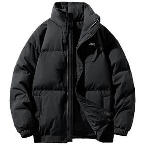 
Jeep Down Jacket Men's Winter 2025 New Thickened Warm Bread Jacket Couple Style Cotton Coat