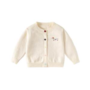 
Banxidi Children's Sweater Spring Clothing 2026 New Girl Baby Knitted Cardigan Top Spring and Autumn Boys Jacket