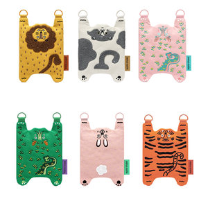 
RUOYUSTUDIO original design cute animal small bag cloth bag crossbody canvas mobile phone bag