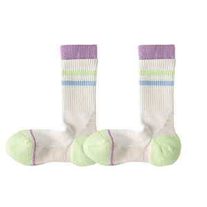 
Professional sports socks for women summer mid-calf socks cushioning non-slip towel bottom pressure socks yoga fitness cycling stockings