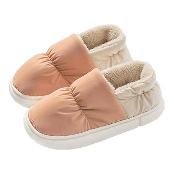
Jialiya cotton slippers women's autumn and winter new style plus velvet to keep warm