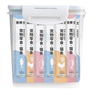 
Dr. Wolf Cat Strips 100 Count Full Box Cat Snacks Supplementary Nutritional Interactive Snacks Kitten Wet Food Canned Cats