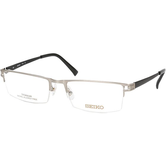 
Seiko SEIKO half-frame titanium imported glasses frame widened business male myopia glasses optical glasses frame T744