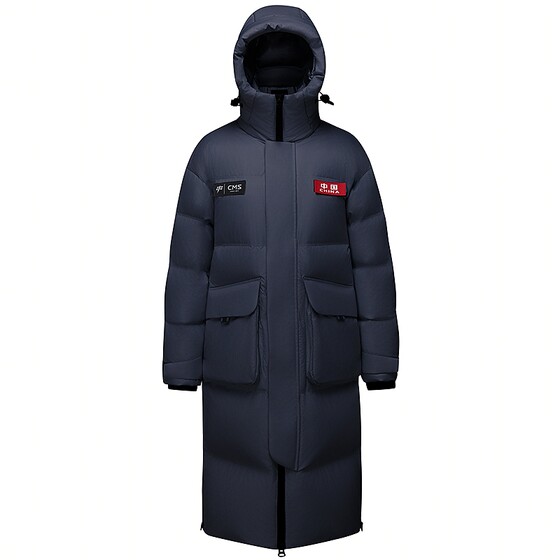 
[Space] Bosideng 2025 winter new down jacket for men and women, long over-the-knee bread jacket, high weight