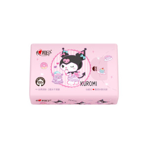
Heart-to-Heart Facial Napkin Sanrio Co-branded Bandana Paper Cool Kuromi Portable Handkerchief Toilet Paper