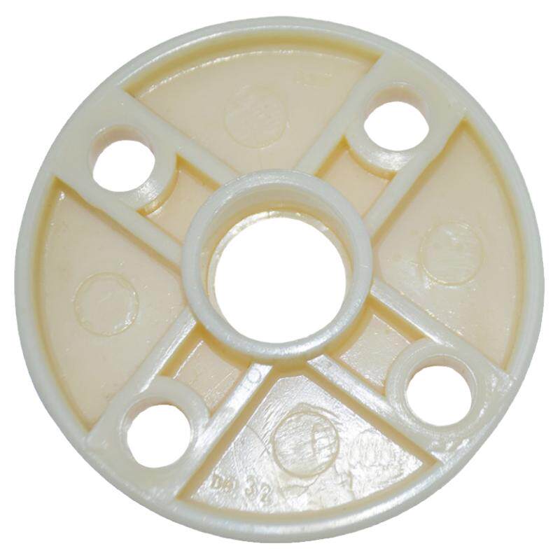 INOOMP 16er-Set Kunststoff-Bodenflansch – 5 Mm, 5 Löcher, Für Möbel, Regale & DIY-Befestigungen