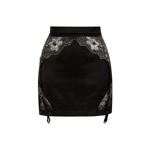 Aya - New product folded waist lace splicing sexy waist bag hip skirt adjustable garter belt for women spring 2026