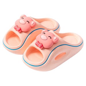 
Children's slippers for boys and girls EVA2025 new cute bear bathroom anti-slip indoor soft bottom sandals baby