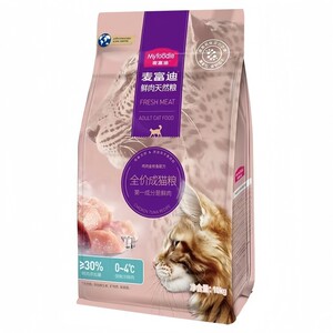 
McFoody 30% fresh meat cat food 10kg fresh meat double-protected meat grains double chicken nutrition blue cat British general cat food