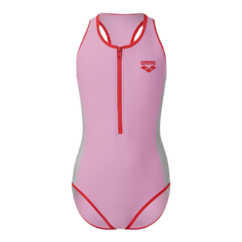 
arena girls medium to large children's long-sleeved one-piece swimsuit