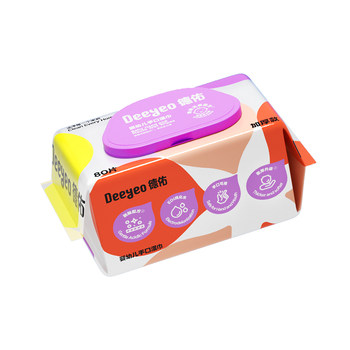 [Tmall uxian] Deyou wipes for baby 80 per pack