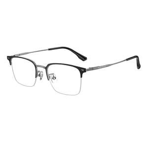 
Helen Keller eyebrow line myopia half-frame glasses anti-blue light business ultra-light frame for men with degree H82071