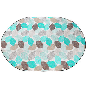 
One-second quick-opening tent with picnic mat, boat-shaped tent, custom-made moisture-proof mat, outdoor camping picnic oval mat