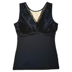 
All-in-one autumn and winter mulberry silk vest without bra to keep warm, slim-fitting plus velvet V-neck inner layering for women's underwear