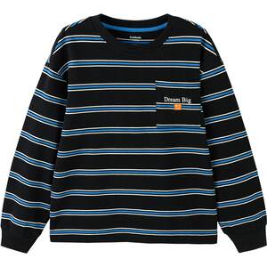 
[Same style in shopping malls] Balabala children's long-sleeved T-shirt spring and autumn styles for boys and girls striped bottoming shirt for older children