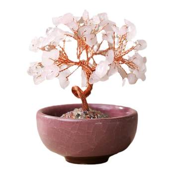 
Natural citrine gravel money tree agate base