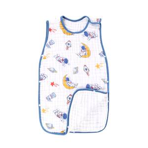 
Jieliya baby gauze sleeveless vest sleeping bag pure cotton summer newborn baby cotton children's anti-kick quilt