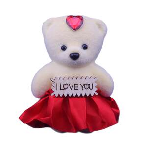 Flower packaging material Flower shop supplies Baohua cartoon bouquet wok -bear ice cream foam bear doll sweeping street
