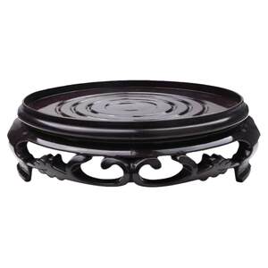 
Flower pot base tea set strange stone bonsai orchid ornament base retro balcony indoor plastic waterproof flower tray tray