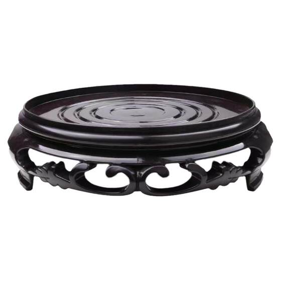 
Flower pot base tea set strange stone bonsai orchid ornament base retro balcony indoor plastic waterproof flower tray tray