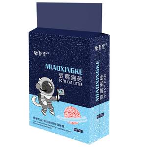 Tofu cat litter deodorant cat litter Tofu sand water absorption and clumping green tea tofu sand vacuum-installed toilet flushing cat supplies

