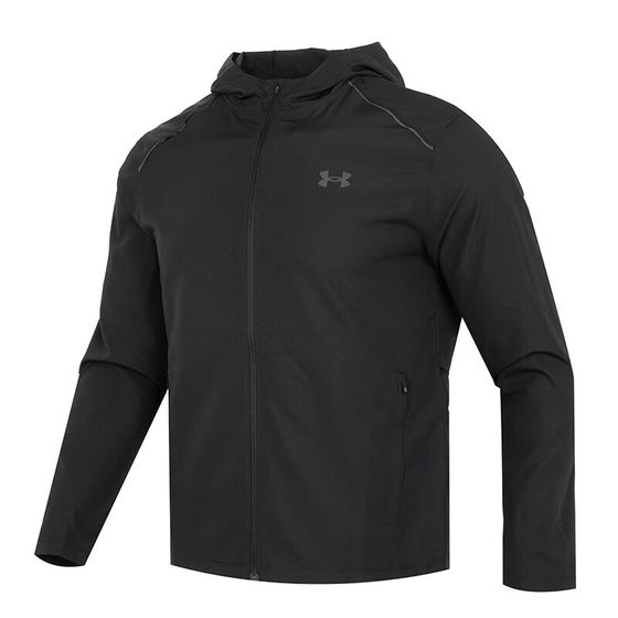
Under Armor official authentic men's autumn new hooded breathable sportswear windproof and water-repellent jacket mountaineering jacket